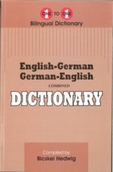  English-German & German-English One-to-One Dictionary