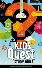  NIrV, Kids' Quest Study Bible, Hardcover