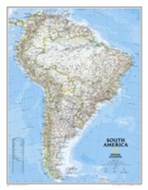  South America Classic, Enlarged &, Laminated