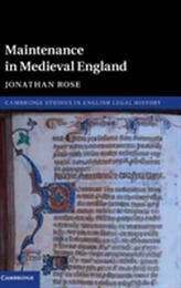  Maintenance in Medieval England