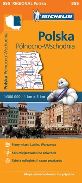  Poland North East - Michelin Regional Map 555