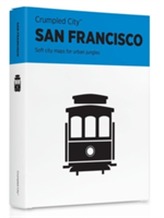  San Francisco Crumpled City Map