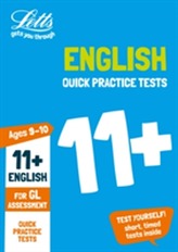  11+ English Quick Practice Tests Age 9-10 for the GL Assessment tests