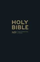  NIV Thinline Black Leather Bible