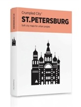  St Petersburg Crumpled City Map