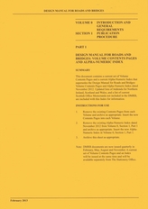  Design manual for roads and bridges