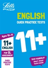 11+ English Quick Practice Tests Age 10-11 for the GL Assessment tests