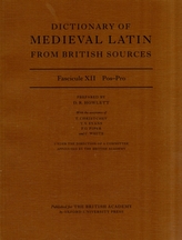  Dictionary of Medieval Latin from British Sources