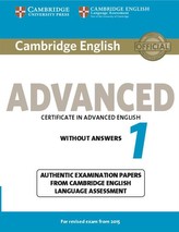  Cambridge English Advanced 1 for Revised Exam from 2015 Student's Book without Answers