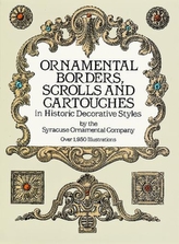  Ornamental Borders, Scrolls and Cartouches in Historic Decorative Styles