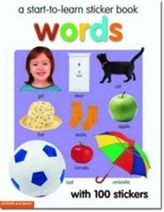  Start To Learn Words Sticker Book