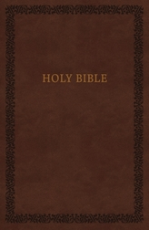  NKJV, Holy Bible, Soft Touch Edition, Leathersoft, Brown, Comfort Print