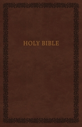  KJV, Holy Bible, Soft Touch Edition, Leathersoft, Brown, Comfort Print