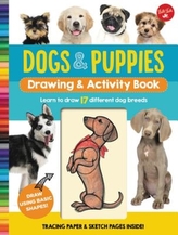  Dogs & Puppies Drawing & Activity Book