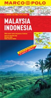  Malaysia, Indonesia Map
