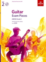  Guitar Exam Pieces from 2019, ABRSM Grade 2, with CD