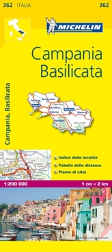  Campania - Michelin Local Map 362