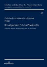  Der Allgemeine Teil des Privatrechts