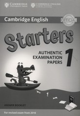  Cambridge English Starters 1 for Revised Exam from 2018 Answer Booklet