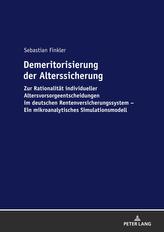  Demeritorisierung der Alterssicherung