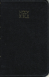  KJV, Vest Pocket New Testament and   Psalms, Leathersoft, Black, Red Letter Version