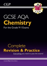  New Grade 9-1 GCSE Chemistry AQA Complete Revision & Practice with Online Edition