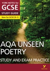  AQA English Literature Unseen Poetry Study and Exam Practice: York Notes for GCSE (9-1)