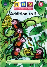  New Heinemann Maths: Reception: Addition to 5 Activity Book (8 Pack)