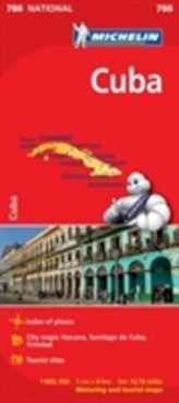  Cuba  - Michelin National Map 786