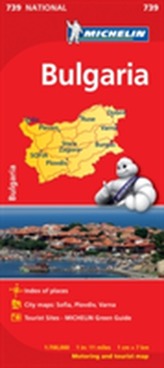  Bulgaria - Michelin National Map 739