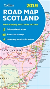  2019 Collins Map of Scotland