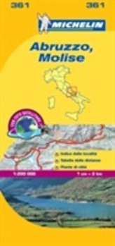  Abruzzo & Molise - Michelin Local Map 361