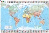 The World - Michelin rolled & tubed wall map Paper