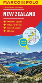  New Zealand Marco Polo Map