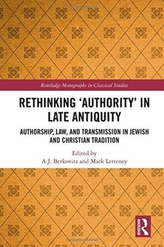  Rethinking `Authority' in Late Antiquity