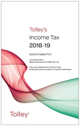  Tolley's Income Tax 2018-19 Main Annual