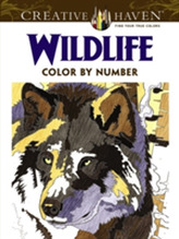  Creative Haven Wildlife Color by Number Coloring Book