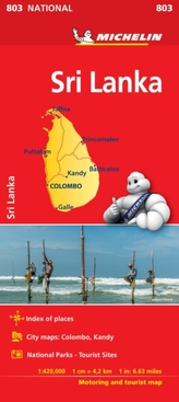  Sri Lanka National Map 803