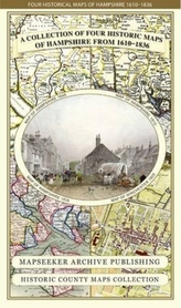  Collection of Four Historic Maps of Hampshire from 1610-1836