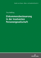  Einkommensbesteuerung in der insolventen Personengesellschaft