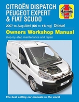  Citroen Dispatch, Peugeot Expert & FIAT Scudo Diesel ('07-Aug '16) 56 to 16