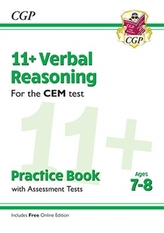  New 11+ CEM Verbal Reasoning Practice Book & Assessment Tests - Ages 7-8 (with Online Edition)