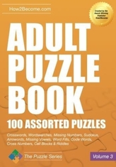  Adult Puzzle Book: 100 Assorted Puzzles - Volume 3