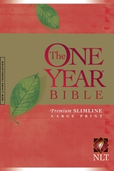  One Year Premium Slimline Bible-NLT-Large Print 10th Anniversary