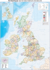 The Daily Telegraph Map of Great Britain and Ireland, Including Locations of All the 2012 Olympic Venues
