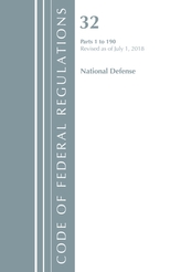  Code of Federal Regulations, Title 32 National Defense 1-190, Revised as of July 1, 2018