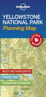  Lonely Planet Yellowstone National Park Planning Map