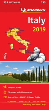  Italy 2019 - Michelin National Map 735