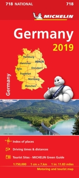  Germany 2019 - Michelin National Map 718