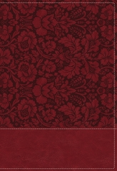  NKJV, Wiersbe Study Bible, Leathersoft, Burgundy, Indexed, Red Letter Edition, Comfort Print